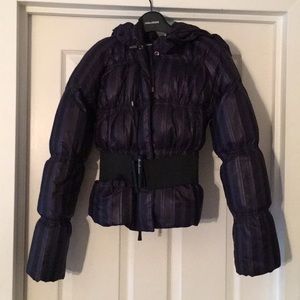 Gently worn down puffer jacket